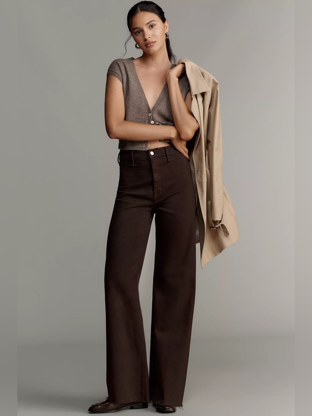 NWT Size 31P - Pistola Penny High-Rise Wide-Leg Jeans 99% Cotton (NWT $248) - Picture 2 of 16